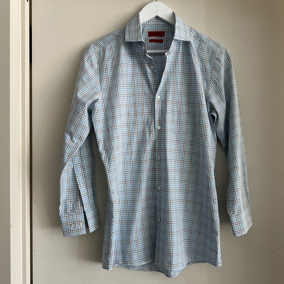 Hugo Boss Slim Fit Plaid Button Down Shirt - Picture 3 of 5